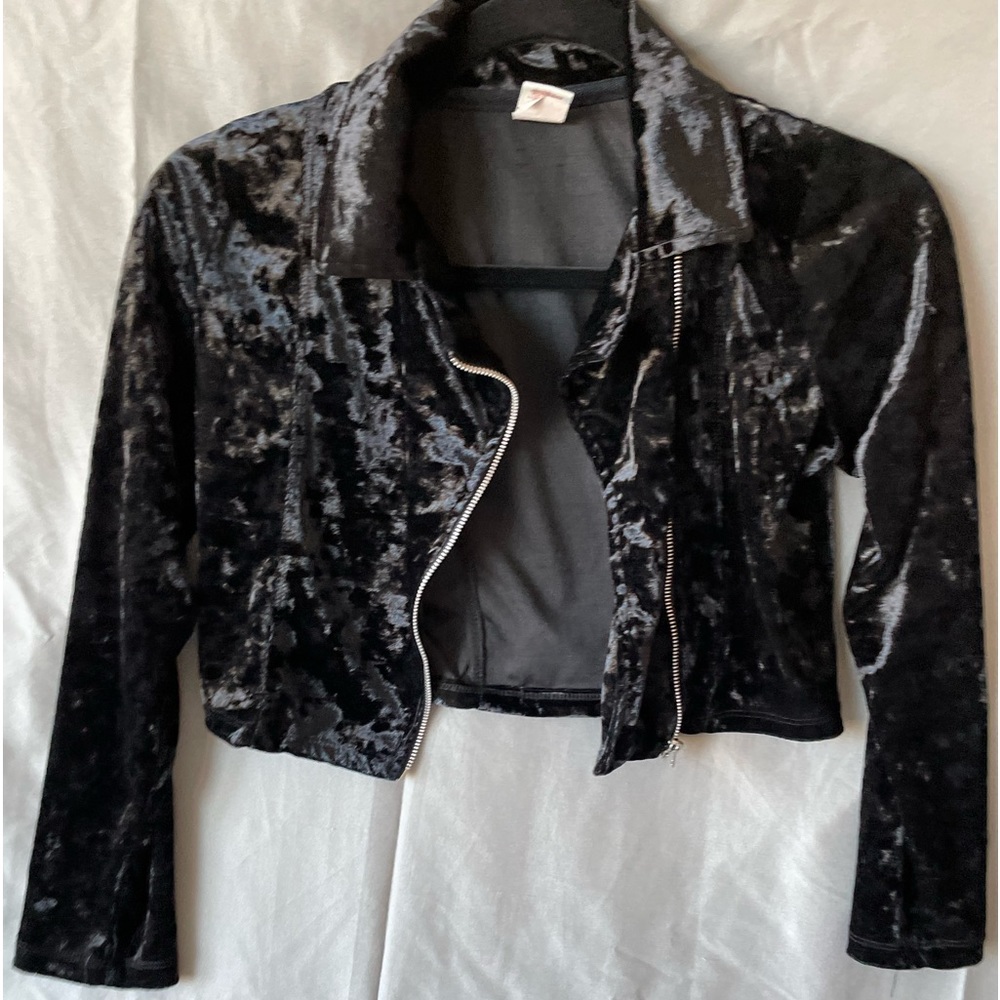 girls arizona jeans velvet jacket